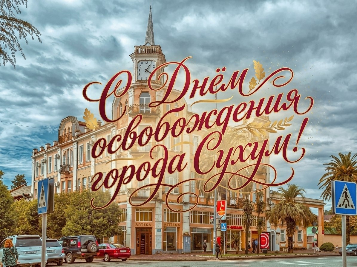 С ПРАЗДНИКОМ, НАШ ЛЮБИМЫЙ СУХУМ!