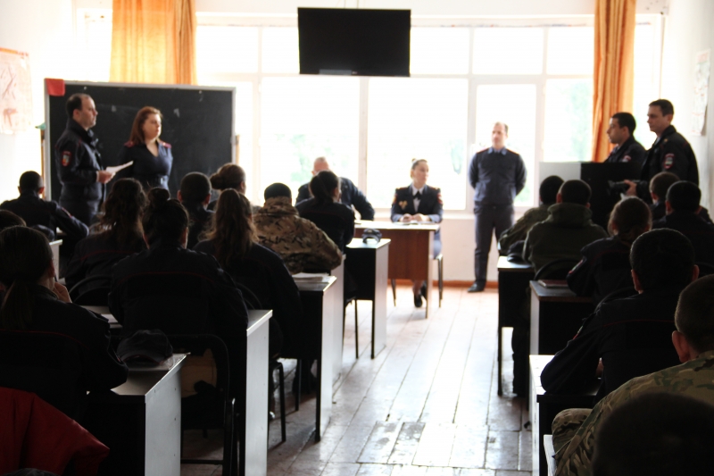 В специальной средней школе милиции МВД Абхазии наступила экзаменационная пора